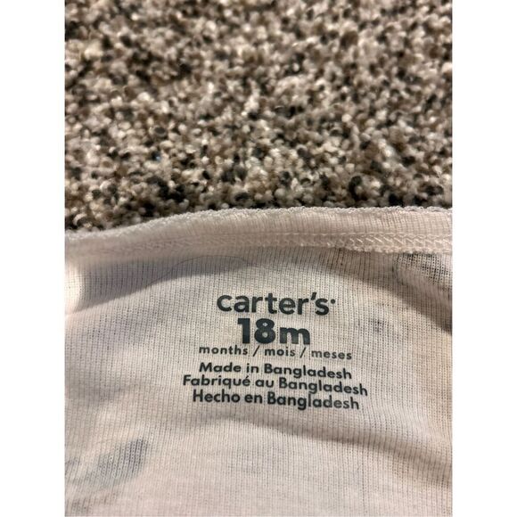 Carters floral onsie size 18mos C32-23 - Picture 3 of 3